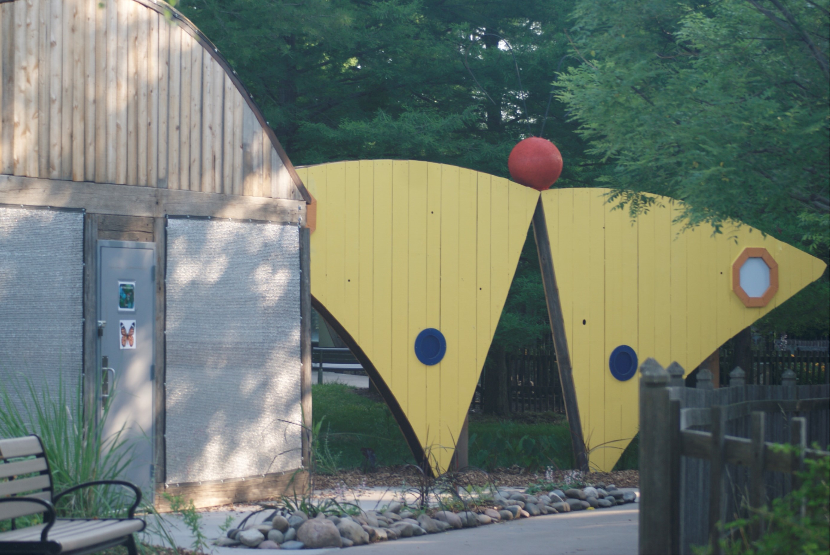 Butterfly Pavilion opened in 2016, featuring five native butterfly species.