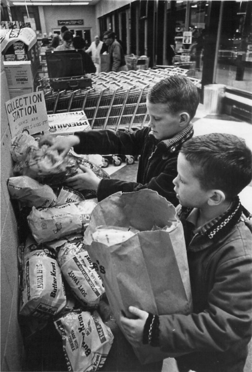 Topekans helped fundraise for the Animals and Man building by collecting bread wrappers. Animals and Man opened in 1966.