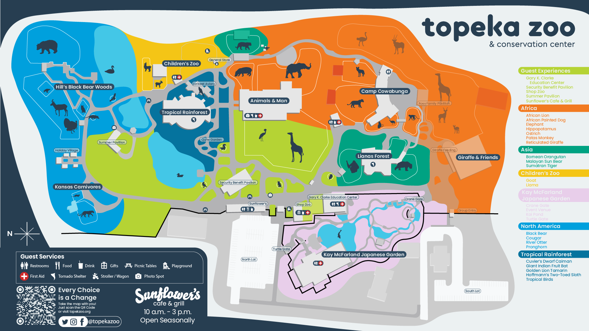 Zoo Map 2022