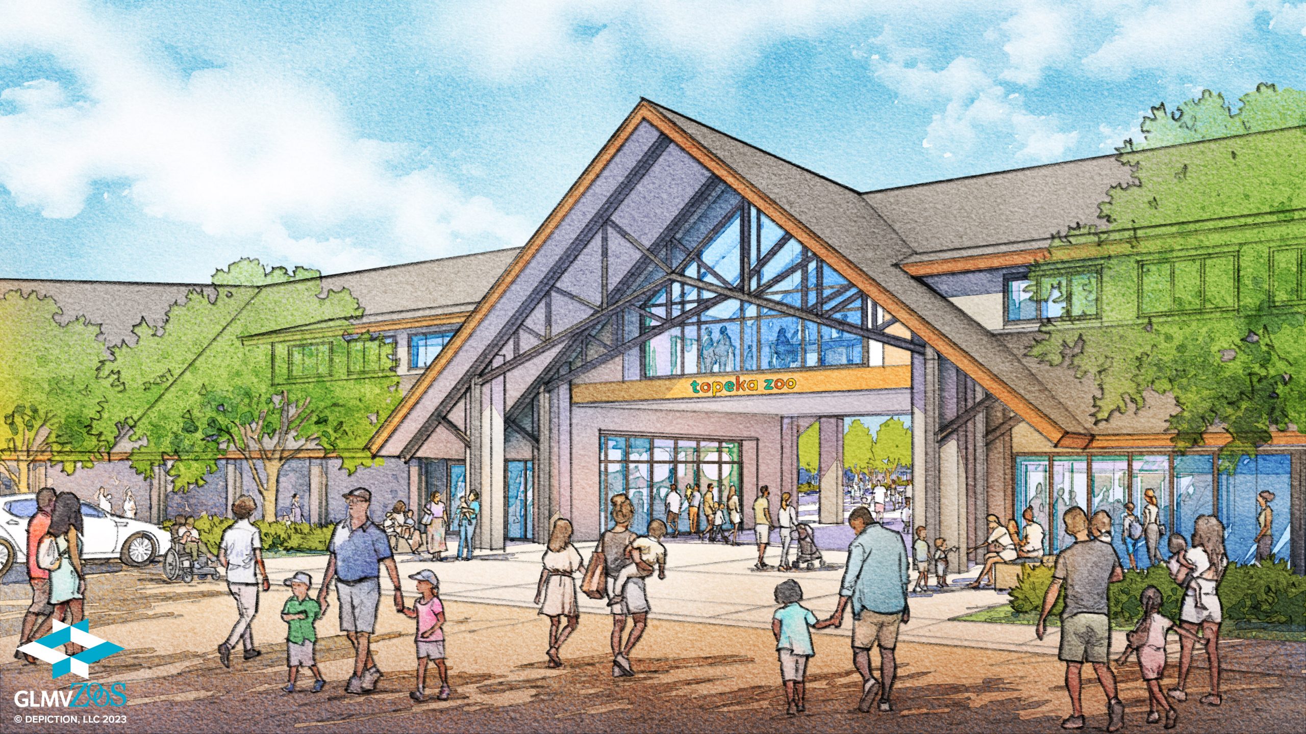 Topeka Zoo_My World_100% SD_1 Front Entry Rendering_2023.12.15