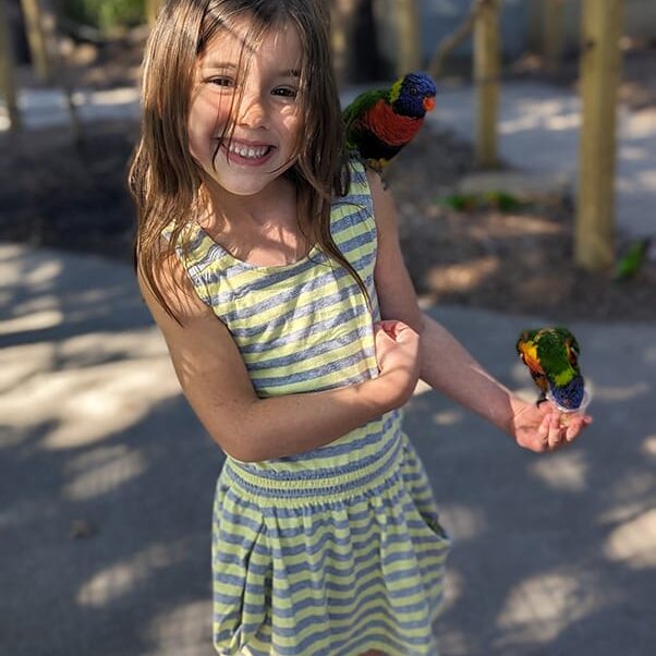 lorikeet girl